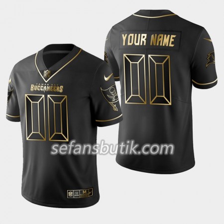 Tampa Bay Buccaneers Tröjor Custom Nike Svart Golden Edition - Herr Tampa Bay Buccaneers Tröjor Custom Nike Svart Golden Edition - Herr
